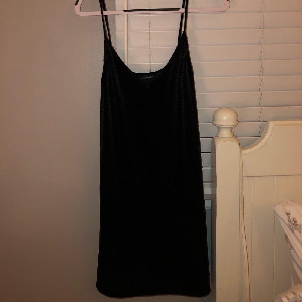 Brandy Melville Velvet black dress